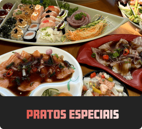 Deliciosos pratos da culinária - Watashi Sushi Piracicaba